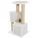 Krabpaal 114 cm met Ligbed en Omkeerbare Kussens – Trixie Skadi - Afbeelding 2