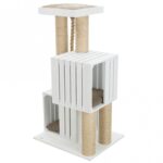 Krabpaal 114 cm met Ligbed en Omkeerbare Kussens – Trixie Skadi - Afbeelding 3