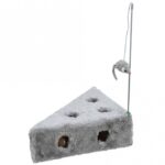 Kattenspeelgoed Pluche met Speelhengel en Drie Balletjes – Trixie Cats Cheese