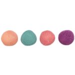 Kattenspeelbal Pluche, 4,5 cm, Set van 2 – Trixie