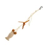 Kattenspeelhengel Sisal met Haak – Karlie Fleety Vis