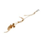 Kattenspeelmuis Sisal met Haak – Karlie Sisal Fleety Maus