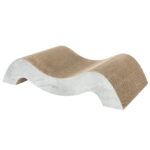 Krabplank XXL met Catnip voor Grote Katten – Trixie Kratzwelle XXL