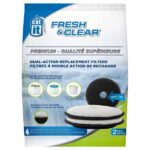 Vervangingsfilter met Actieve Kool, 2 Stuks voor Drinkfontein – CATIT Fresh+Clear
