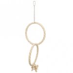Vogelspeelring Dubbele Touwring ca. 16 cm voor Parkieten – Trixie Doppelter Tau-Ring