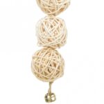 Vogelspeelgoed Rietenballen met Gesloten Bel voor Parkieten – Trixie - Afbeelding 2