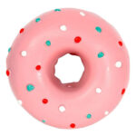 Hondenspeelgoed Donut van latex met Squeaker – Karlie Flamingo - Afbeelding 3