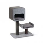 Krabpaal Compact met Vilt voor Kleine Ruimtes – Karlie Flamingo Tinka