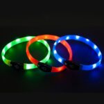 Verlichte Halsband LED Plat voor Langharige Honden – Karlie Flamingo Visio Light - Afbeelding 3