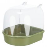 Badhuisje Halfrond met Kooiophanging voor Kleine Vogels – Trixie - Afbeelding 2