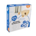 Knaagdierhuis Houten Bungalow Vierkant – DUVO Duvoplus - Afbeelding 4