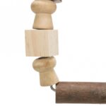 Vogelschommel Boogvormig met Houten Blokjes voor Kooi – Trixie - Afbeelding 2