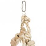 Vogelschommel Boogvormig met Houten Blokjes voor Kooi – Trixie - Afbeelding 4