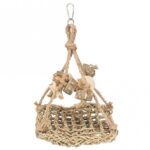 Schommel van zeegras en hout voor vogels en kleindieren – Trixie