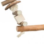 Vogelschommel met Kokosnoot, Hout en Riet voor Kanaries en Parkieten – Trixie - Afbeelding 2