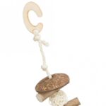 Vogelschommel met Kokosnoot, Hout en Riet voor Kanaries en Parkieten – Trixie - Afbeelding 3