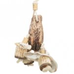 Vogelspeelgoed Natuurlijk met Mahoniepeul voor Papegaaiachtigen – Trixie - Afbeelding 2