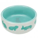 Keramische Nap met Konijnmotief voor Konijnen – Trixie - Afbeelding 3