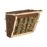 Heuhouder Natuurhout Inhangbaar voor Kooi en Ren – Trixie - Afbeelding 2