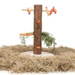 Voedertak van Onbehandeld Rindenhout voor Konijnen En Cavia's – Trixie Futterbaum - Afbeelding 2