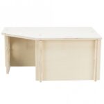 Knaagdierhuis Onbehandeld Hout voor Cavia's en Dwergkonijnen – Trixie Haus Holm - Afbeelding 2