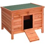 Knaagdierhuis Gelasuurd Grenenhout voor Konijnen en Cavia's – Trixie Natura - Afbeelding 2