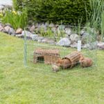 Knaagdierenren 6-delig Verzinkt met Deur – Trixie ElemEend - Afbeelding 2