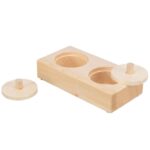 Voerspel Houten met Deksels voor Vogels en Knaagdieren – Trixie - Afbeelding 3