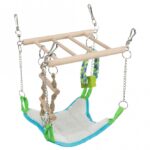 Knaagdierbrug met Hangmat en Klimladder voor Muizen en Hamsters – Trixie - Afbeelding 2