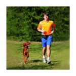 Hardloopriem met Flexibele Lijn en Opbergvak – Karlie Doggy-Joggy Joggingleine