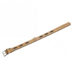 Halsband Kunstleer met Ornamentnieten, 70 cm, 40 mm – Karlie Art Buffalo Oak