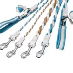 Honden Riem Kunstleer Blauw-Wit – Karlie COTTAGE LINE