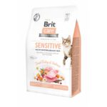 Brit Care Cat Grain-Free Sensitive Gezonde spijsvertering kalkoen zalm – droogvoer kat – hypoallergeen