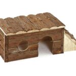 Knaagdierhuis van Natuurlijk Hout met Ladder – Karlie