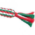 Touwspeeltje Katoenmix voor Trekspel 24 cm Feestelijk Snoepje – Trixie Xmas Spieltau Bonbon - Afbeelding 2