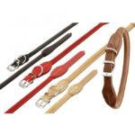 Leren Halsband Rondgenaaid Buffelleer – Karlie - Afbeelding 2