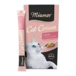Kattensnack Zalmcrème Dagporties 6x15g – Miamor
