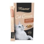 Kattensnack Levercrème met Tijm in Portiezakjes 6 x 15 g – Miamor