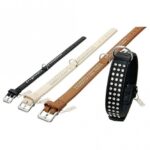 Halsband Kalfsleer met Strasssteentjes – Karlie Nordic