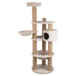 Kattenkrabpaal Pluche met Hol en Ligplaatsen – Trixie Nigella - Afbeelding 2