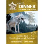 Wild Dinner Rind – graanvrij rund met aardappel en erwt – droogvoer hond – hypoallergeen - Afbeelding 2