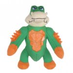 Pluche Speelknuffel Drielags met TPR Noppen – Zeus Studs Kroko