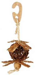 Vogelspeelbal van wilgentenen met nistmateriaal – Trixie Natural Living