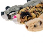 Pluche Speelknuffel Extra Plat voor Honden – Karlie Wild Zoo - Afbeelding 2