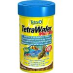 Wafervoer Vaste Structuur voor Bodemvissen en Kreeftachtigen – Tetra Wafer Mini Mix 100 ml
