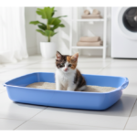 Kattenbak met Lage Instap Blauw of Roze – Savic 002169-SLTE - Afbeelding 3