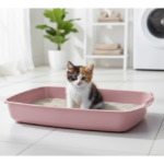 Kattenbak met Lage Instap Blauw of Roze – Savic 002169-SLTE - Afbeelding 2