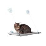 Grijze Kattenhangmat voor Raam met Zuignappen – Karlie Window Lounger