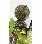 JR Farm Graanvrije Kruidenballen voor Dwergkonijnen en Knaagdieren 3 stuks 75 g