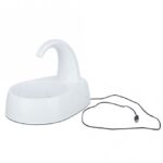 Witte Drinkfontein met Watercirculatie voor Katten en Honden – Trixie Curved Stream - Afbeelding 3